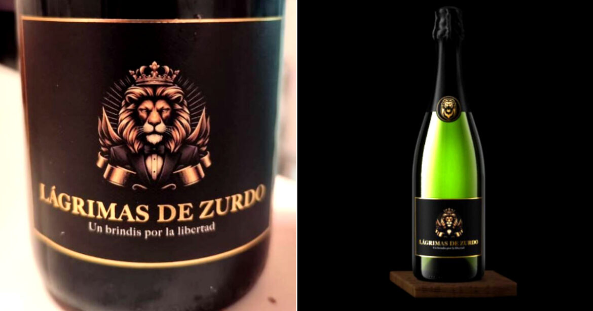 Argentine entrepreneur labels sparkling wine as “Left-Handed Tears.” Argentine entrepreneur labels sparkling wine as "Left-Handed Tears."