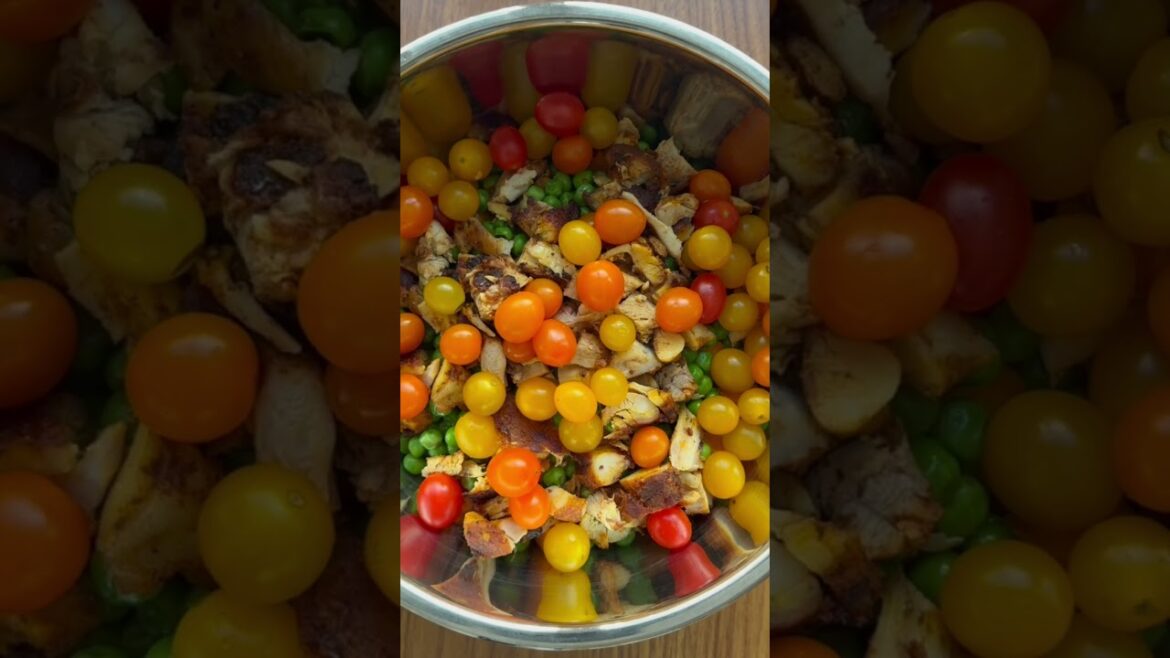 Sweet, Savory, Crunchy Pearl Couscous Salad Bowl #shorts #healthyeating #feelgoodfood