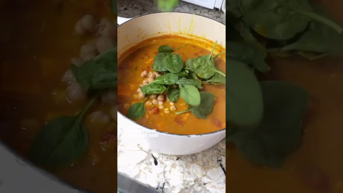 Chickpea, Sweet Potato and Lentil Curry – Full Recipe in Description Chickpea, Sweet Potato and Lentil Curry - Full Recipe in Description