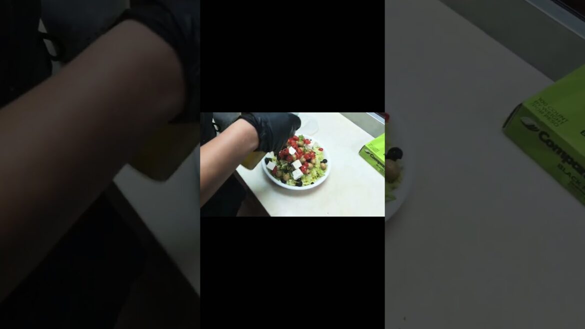 Greek Steak Salad (recipe in description)