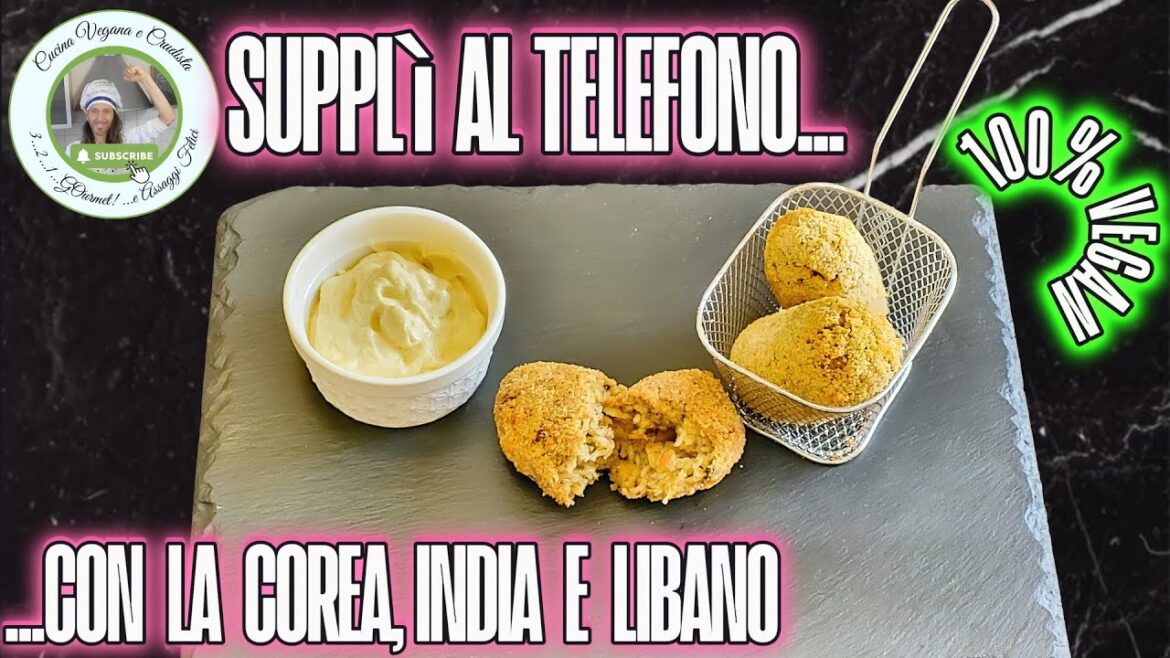 Supplì al telefono con la Corea,con il Libano e con l’India,con maionese con salsa di soia e tabasco Supplì al telefono con la Corea,con il Libano e con l’India,con maionese con salsa di soia e tabasco