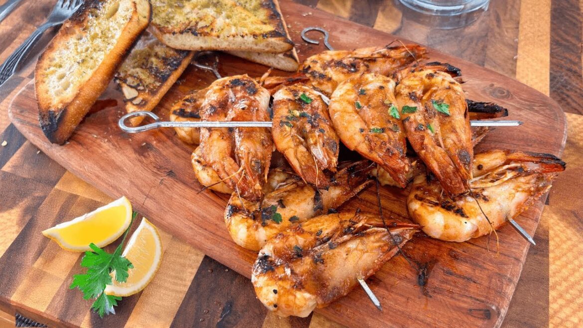 Grilled Prawn Skewers