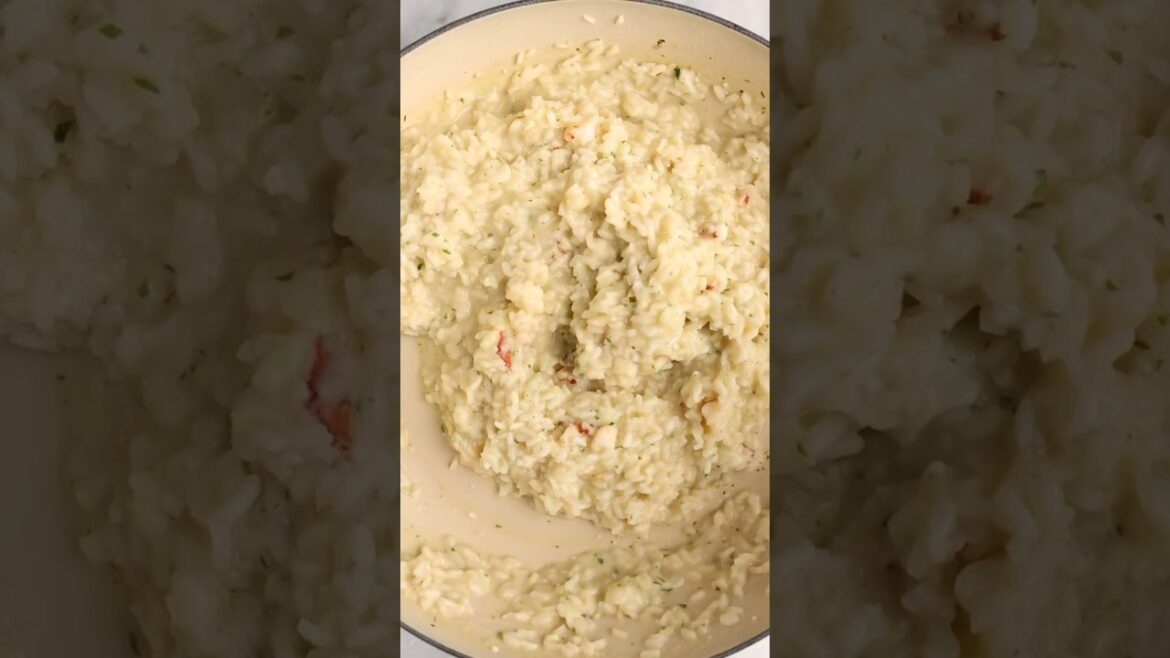 There is a reason why it’s the #1 Lobster Risotto on Google. #recipe #food #cooking #fish #shorts