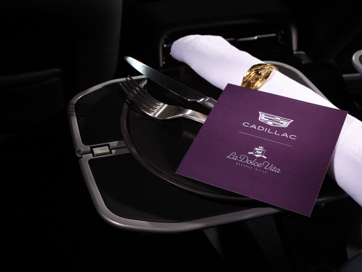 You can dine (for free) inside a luxury Cadillac in L.A. this month