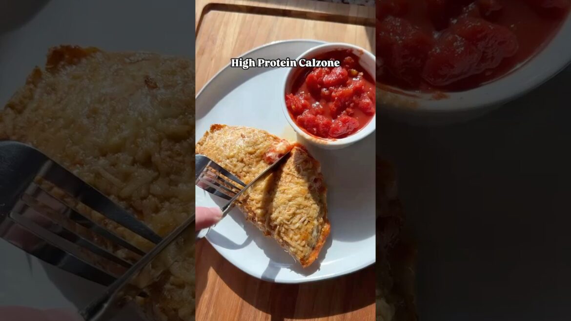 High Protein Calzone | Red Gold Tomatoes