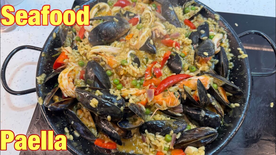 Paella de Marisco | Seafood Paella | Easy recipe | Wow Tasty