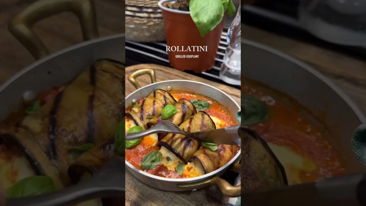 Italian ROLLATINI GRILLED EGGPLANT #delicious #eggplant #foodlover