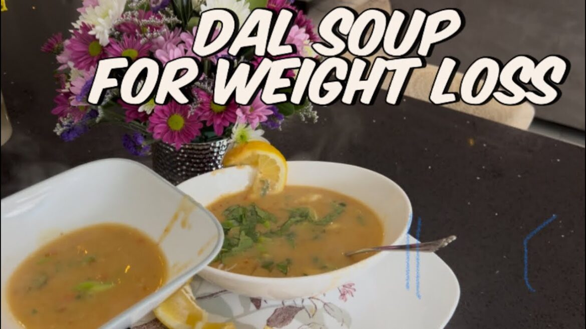 Healthy soup for weight loss / lentil soup recipe / lentil hearty soup recipe