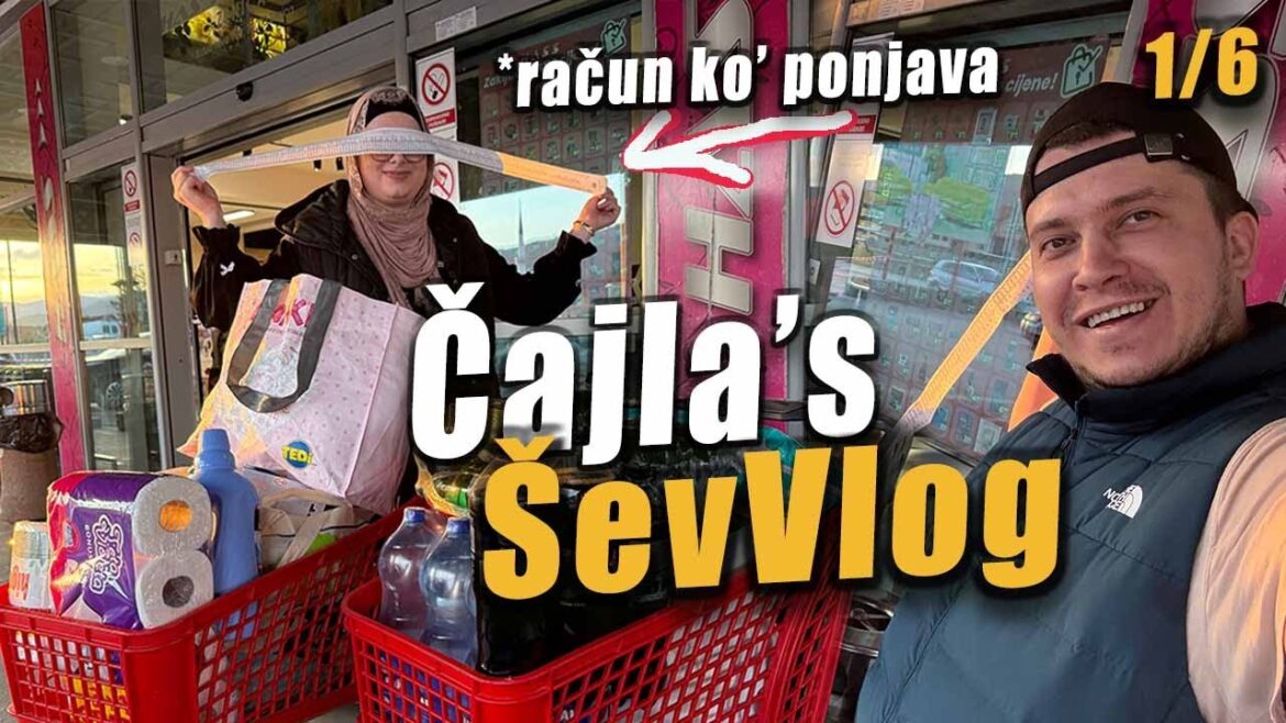KUPOVINA ZA NAŠU PORODICU - Čajla's ŠevVlog 1. 99/365