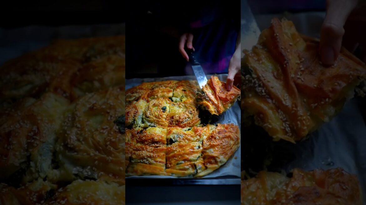 Spinach ✨ Ispanaklı börek tarifi #spinach #ıspanak