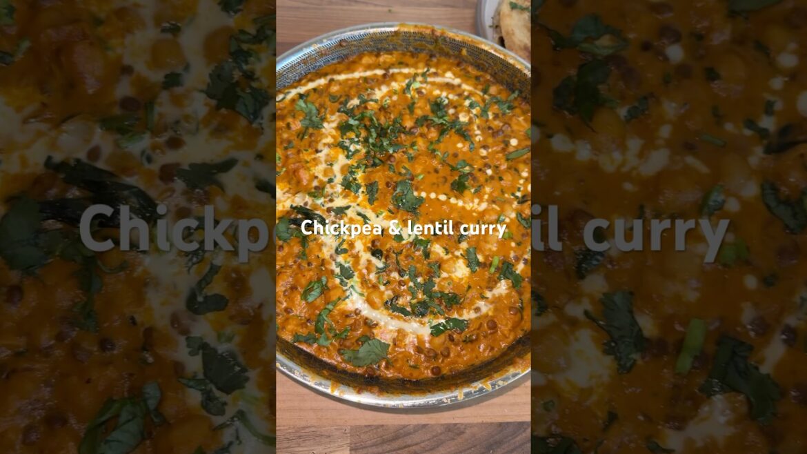 Chickpea and lentil curry✨