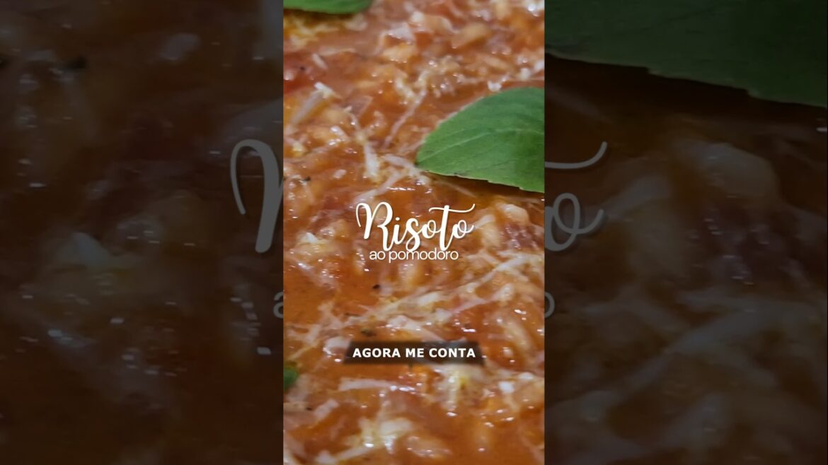 RISOTO AO POMODORO | Cremoso, Saboroso e Simples de Fazer!