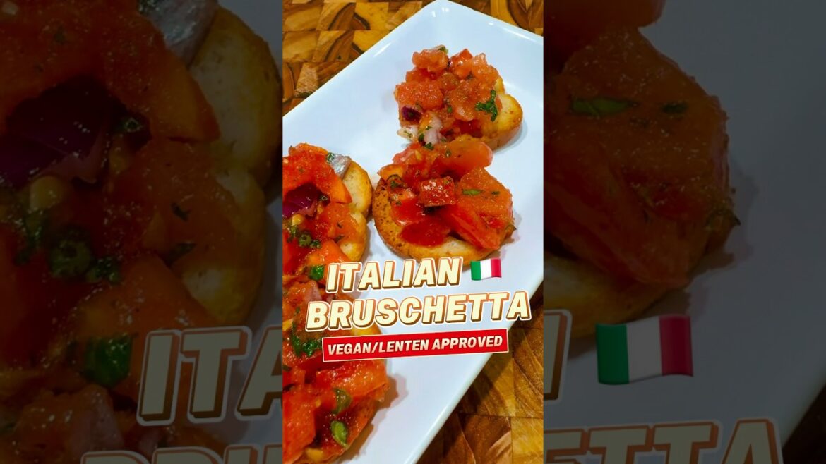 AUTHENTIC ITALIAN BRUSCHETTA (VEGAN & LENT-FRIENDLY)ΑΥΘΕΝΤΙ ΙΤΑΛΙΚΗ ΜΠΡΟΥΣΚΕΤΑ (ΝΗΣΤΙΣΙΜΗ) AUTHENTIC ITALIAN BRUSCHETTA (VEGAN & LENT-FRIENDLY)ΑΥΘΕΝΤΙ ΙΤΑΛΙΚΗ ΜΠΡΟΥΣΚΕΤΑ (ΝΗΣΤΙΣΙΜΗ)