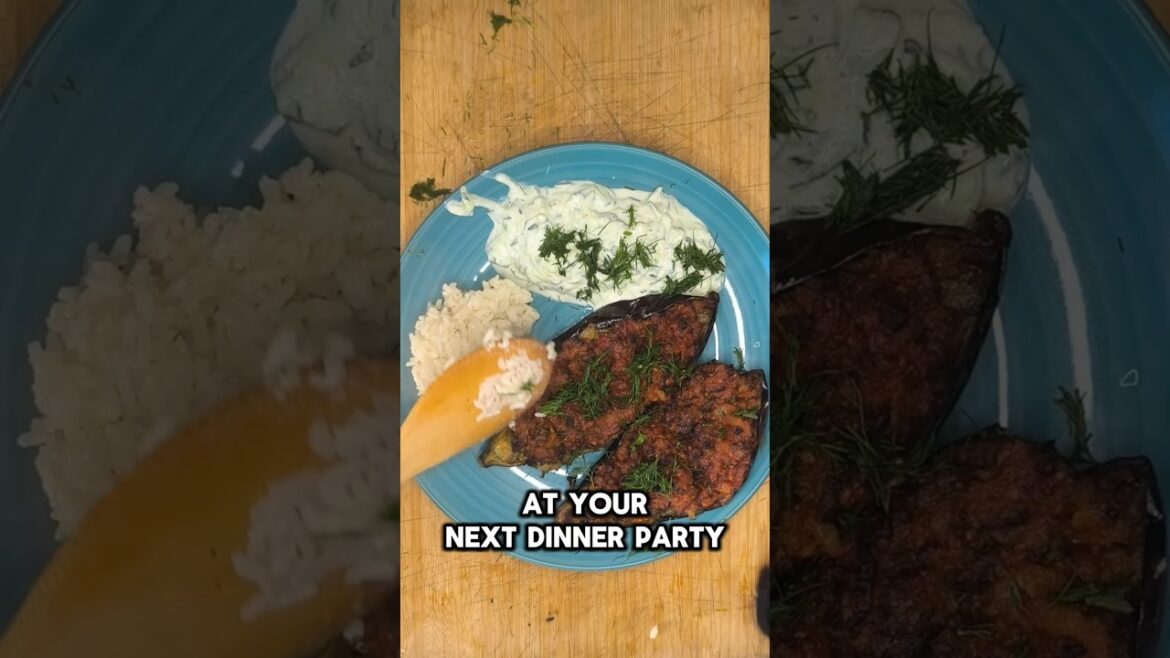 KARNIYARIK: HIGH PROTEIN AUBERGINE GOODINESS #cooking #food #turkishfood #recipe#cacık#tzatziki KARNIYARIK: HIGH PROTEIN AUBERGINE GOODINESS #cooking #food #turkishfood #recipe#cacık#tzatziki