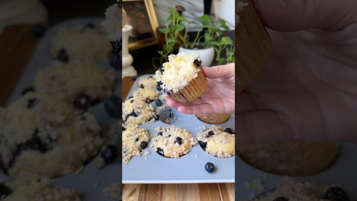 Lemon Blueberry Cottage Cheese Muffins Lemon Blueberry Cottage Cheese Muffins