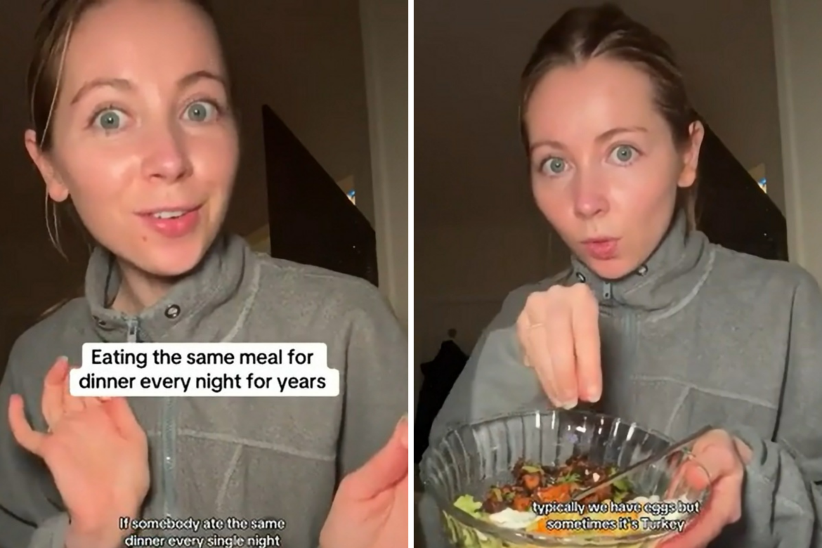 Why Millennial Woman Eats the Same Dinner Most Nights Same dinner