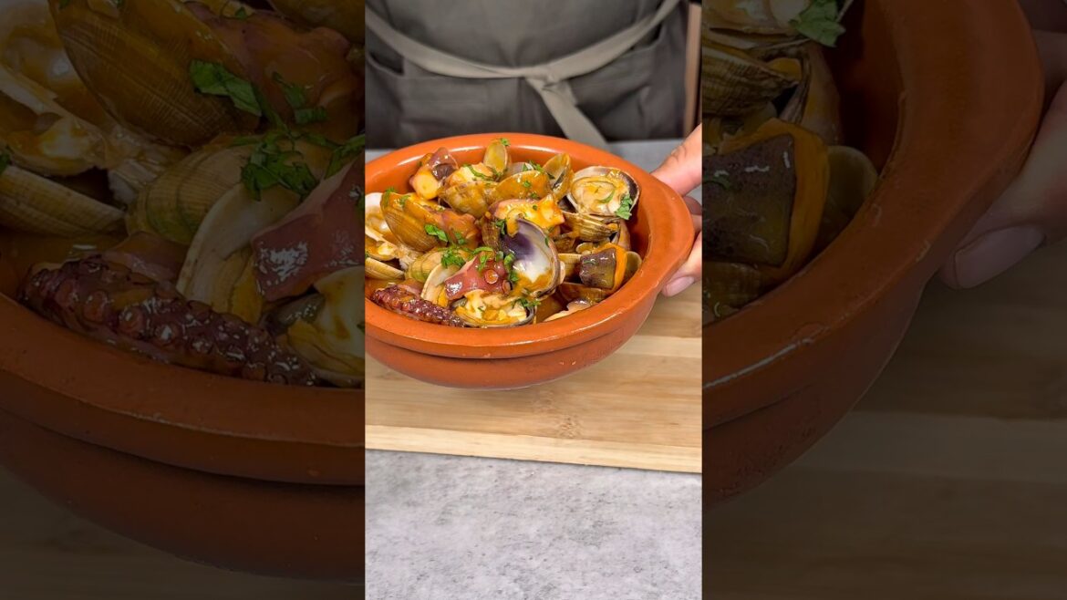 Cazuelita gallega de pulpo y almejas – Receta fácil y con sabor a mar