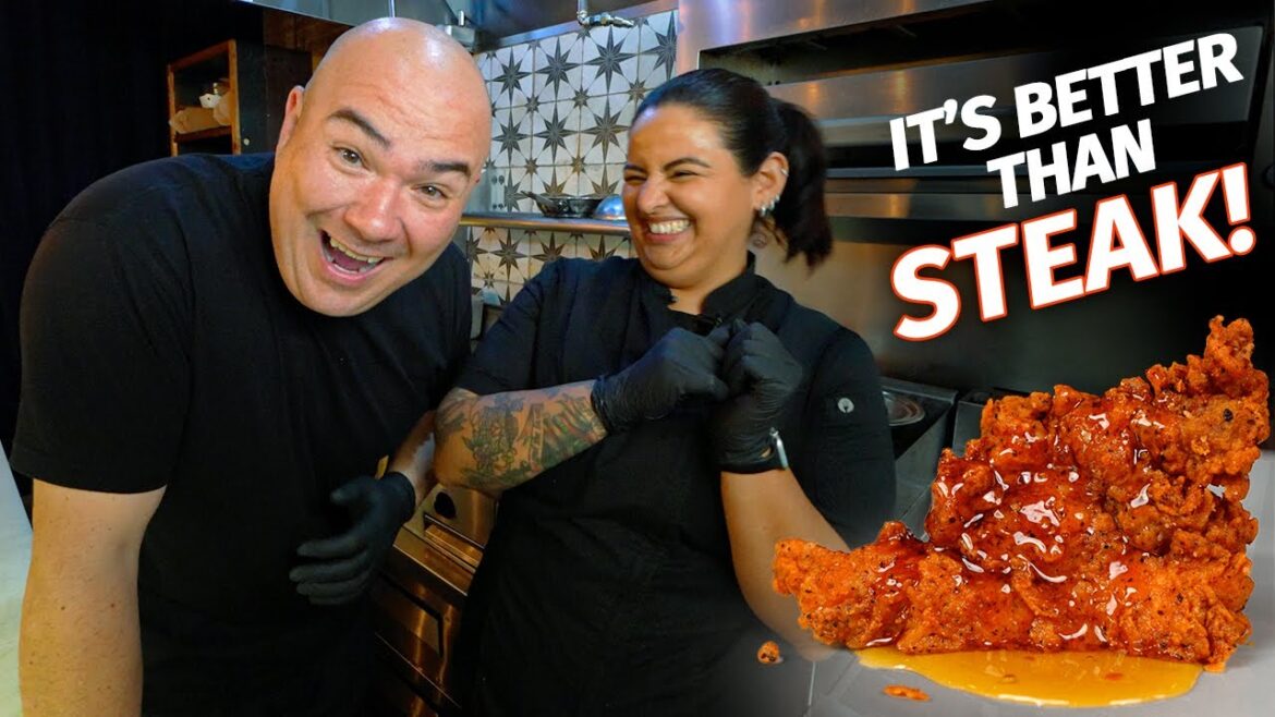 She said “This is Better than Steak" I said prove it!