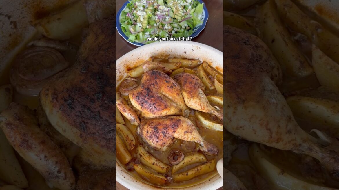 SENEYET JAJ O BATATA | BAKED CHICKEN AND POTATOES | EASY RECIPES | 30 MINUTE MEALS