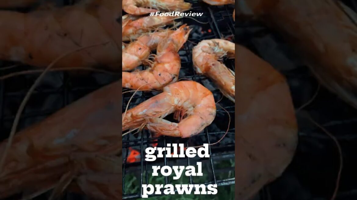 shrimp on the grill  #cooking  #internationalfood #food #recipe  #travelfood #bbq  #ASMR  #outdoor