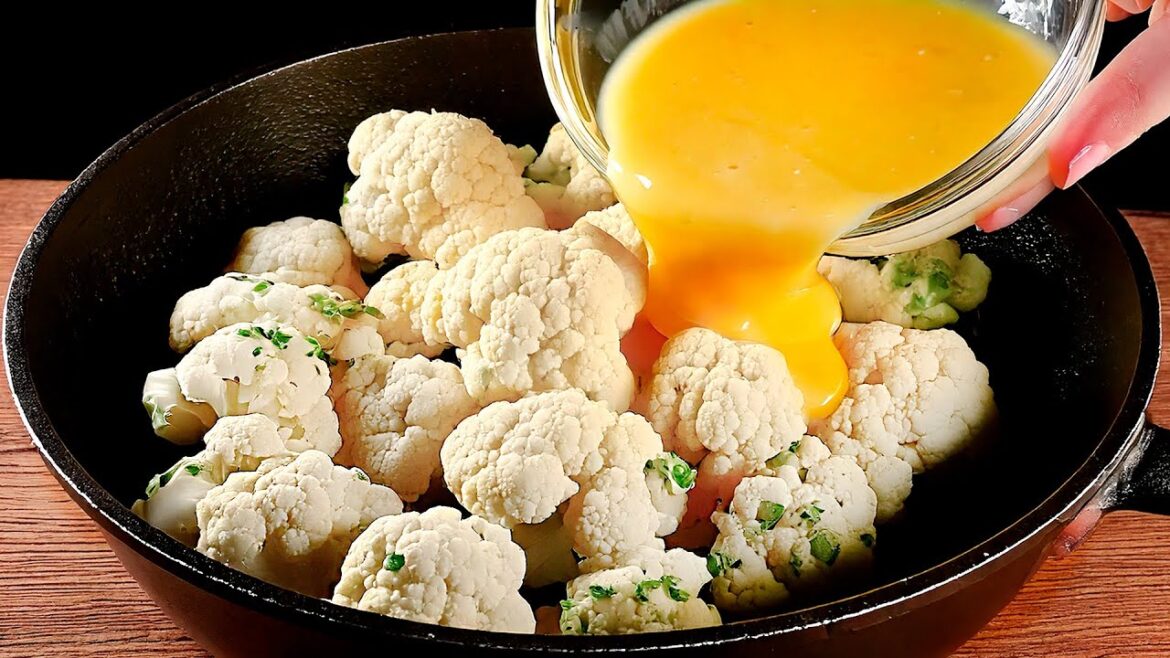 It's so delicious I make it almost every day! Easy cauliflower recipe! #014