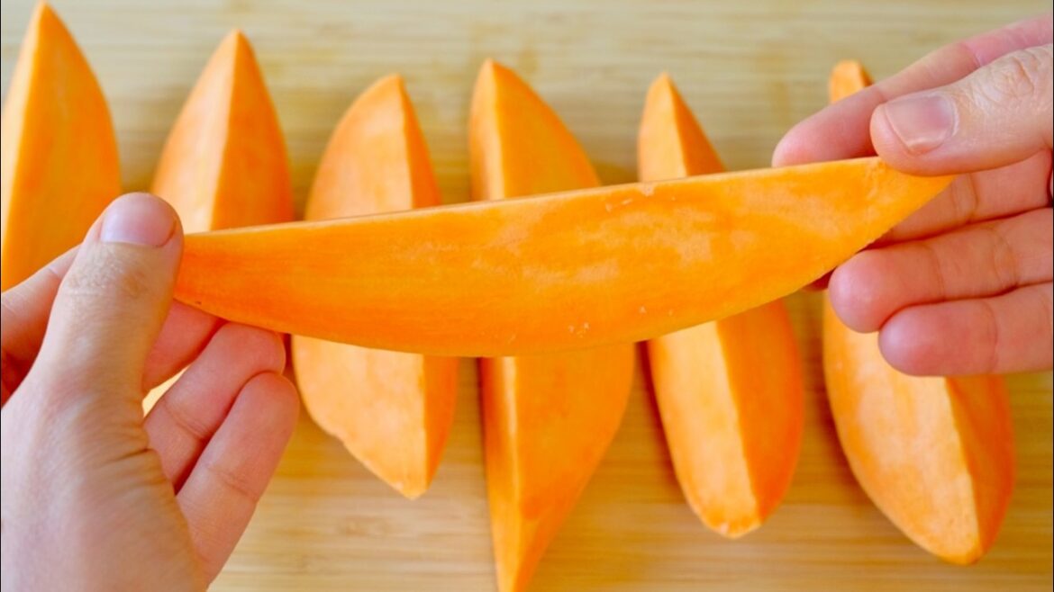 The best baked sweet potato in the World! It’s so delicious! Easy sweet potato recipe!