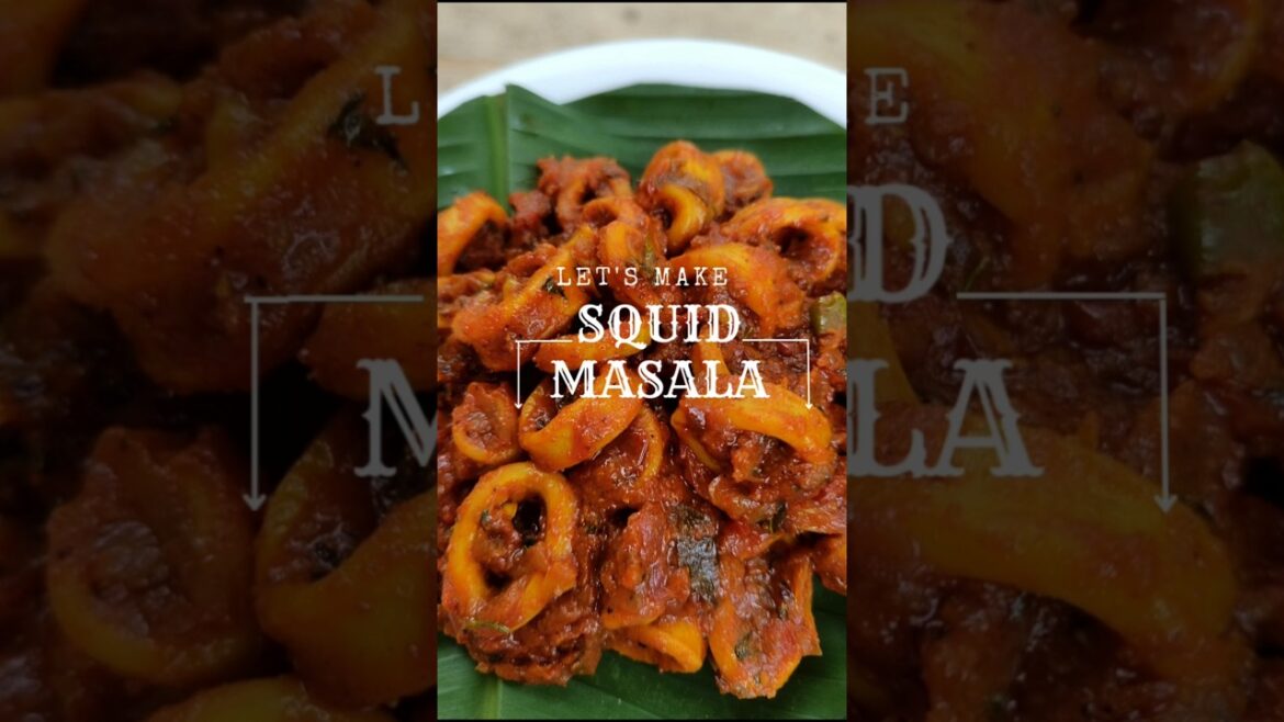 "Squid Masala Fry"|| South Indian Style #shorts #seafood #fish #trending #recipe