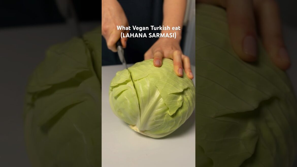 Turkish Vegan Cabbage Rolls | Lahana Sarması Recipe (So Flavorful & Healthy!)