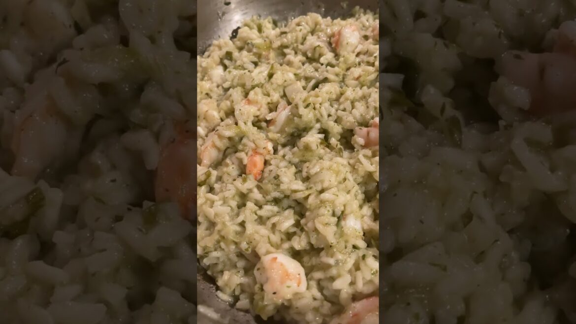 Creamy Shrimp Risotto with Herbs & White Wine | One Pan Elegant Dinner Creamy Shrimp Risotto with Herbs & White Wine | One Pan Elegant Dinner