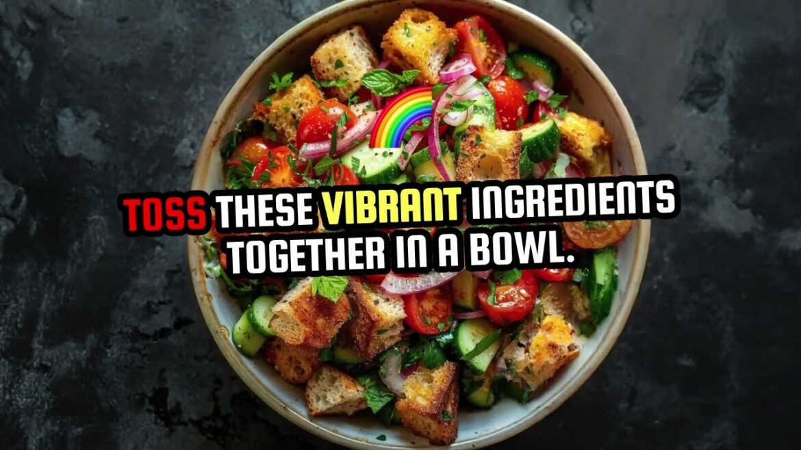 Fresh Panzanella Salad  A Flavorful Delight!