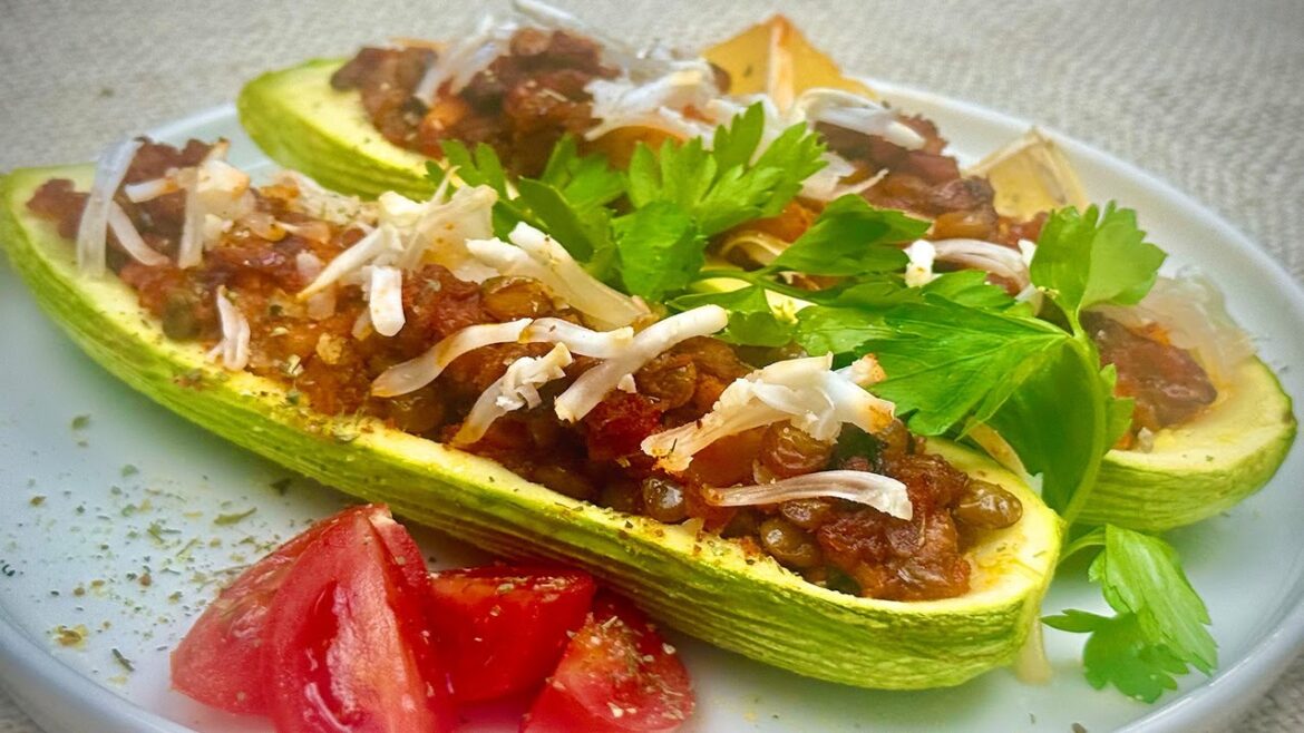 This Easy Zucchini Recipe with Lentils and Mushrooms Will Be Your New Go-To– Quick, Healthy & Vegan