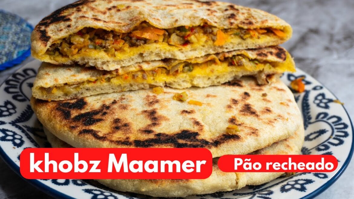 Khobz Maamer – O Pão Marroquino Recheado que Vai Surpreender Você