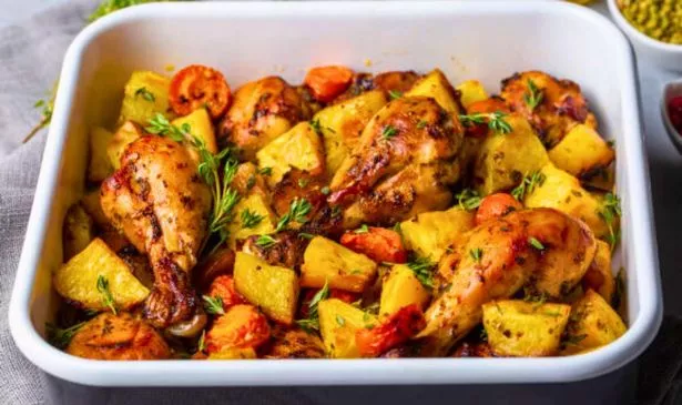 A picture of the chicken dish