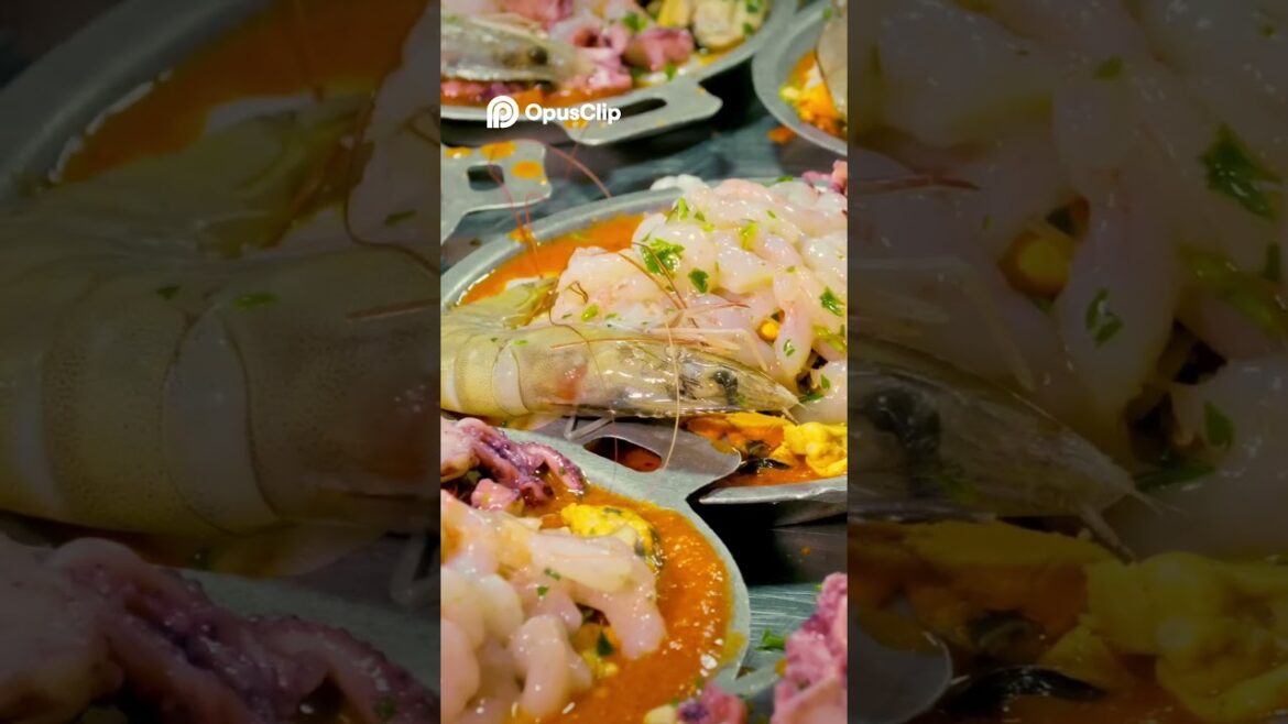 Would You Try This GIANT Grilled Seafood in Spicy Turkish Tomato Sauce? Ultimate Seafood Feast