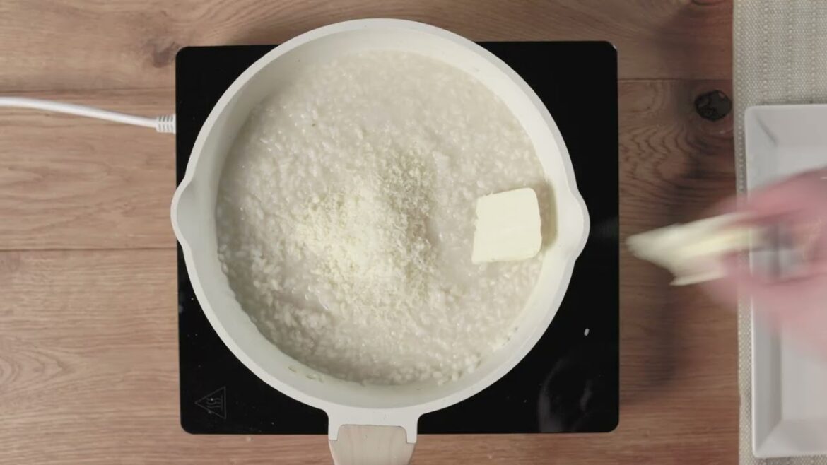 Parmesan Cheese and Truffle Risotto with Natural Truffle by Stefania Calugi