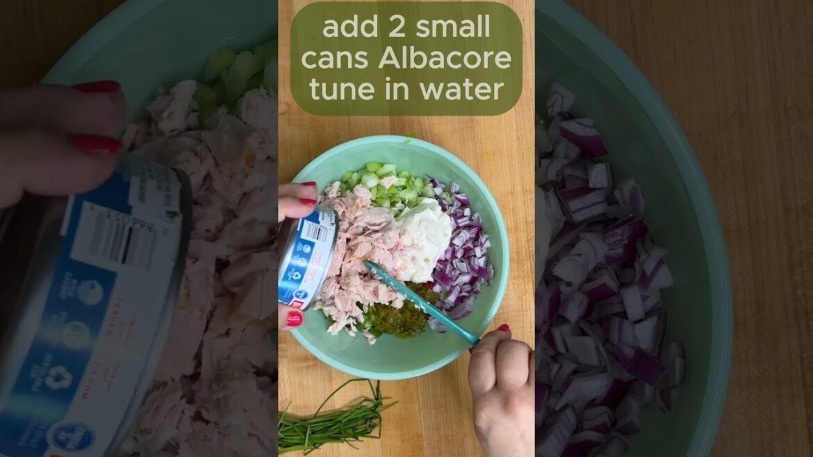 SUPERB Tuna Salad Served 2 Ways — A Classic SUPERB Tuna Salad Served 2 Ways -- A Classic