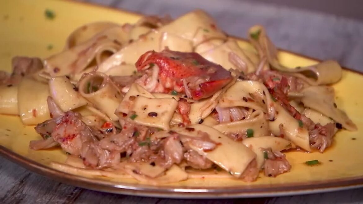 Lobster pappardelle recipe from Mona in Center City Philadelphia Lobster pappardelle recipe from Mona in Center City Philadelphia