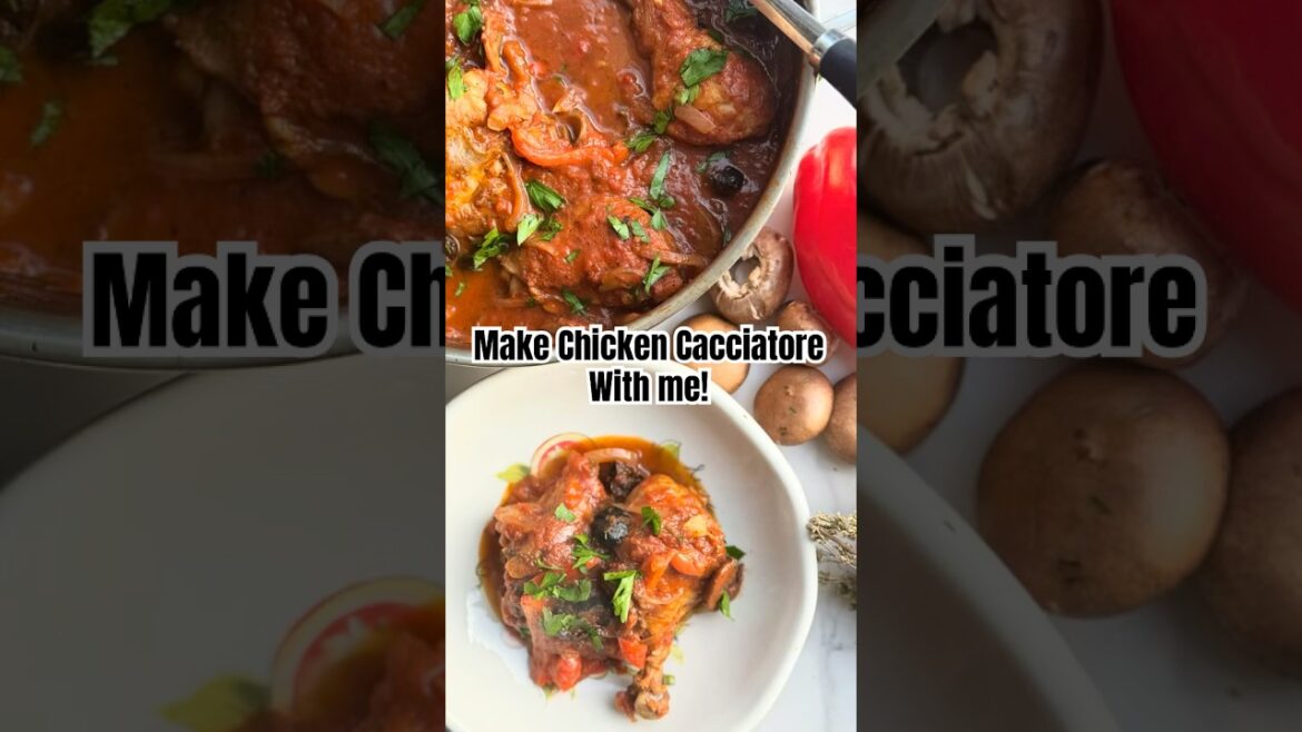 Make Chicken Cacciatore with Me!