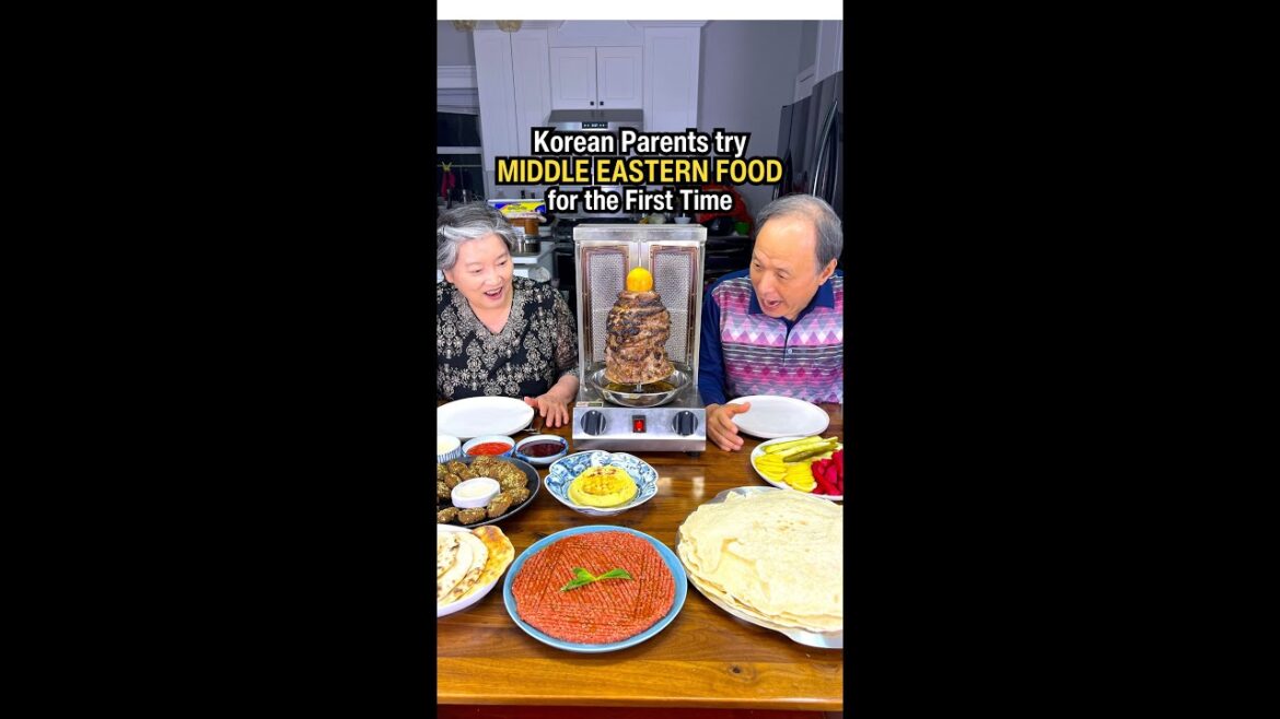 Korean Parents try Middle Eastern Food for the First Time Korean Parents try Middle Eastern Food for the First Time