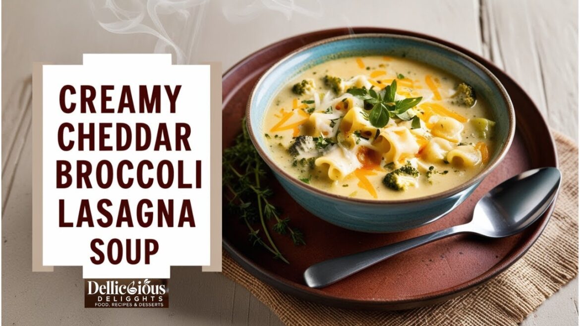 ”Creamy Cheddar Broccoli Lasagna Soup | Ultimate Comfort Food Recipe!” #delicious_delights "Creamy Cheddar Broccoli Lasagna Soup | Ultimate Comfort Food Recipe!" #delicious_delights