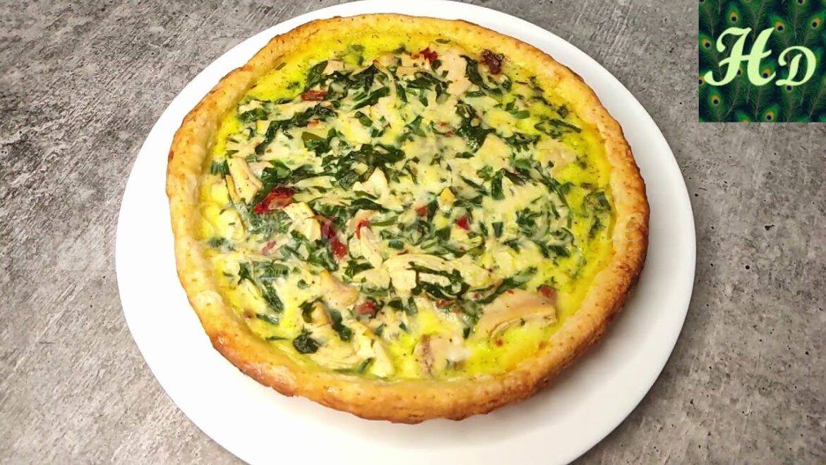 Easy Quiche Recipe | How to Make a Quiche | Chicken Quiche Recipe