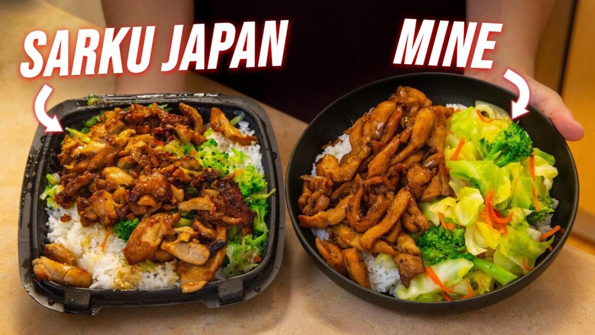 How to Make Sarku Japan Teriyaki Chicken At Home