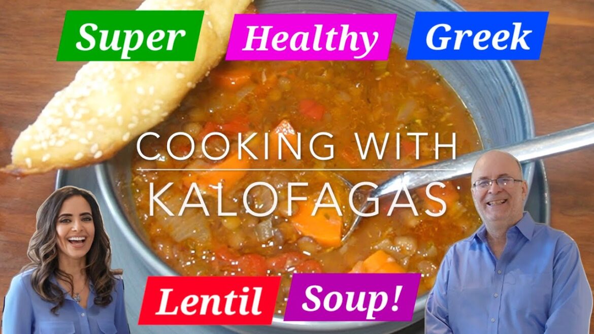 Easy & Super Healthy Greek Lentil Soup (Φακές)! Easy & Super Healthy Greek Lentil Soup (Φακές)!