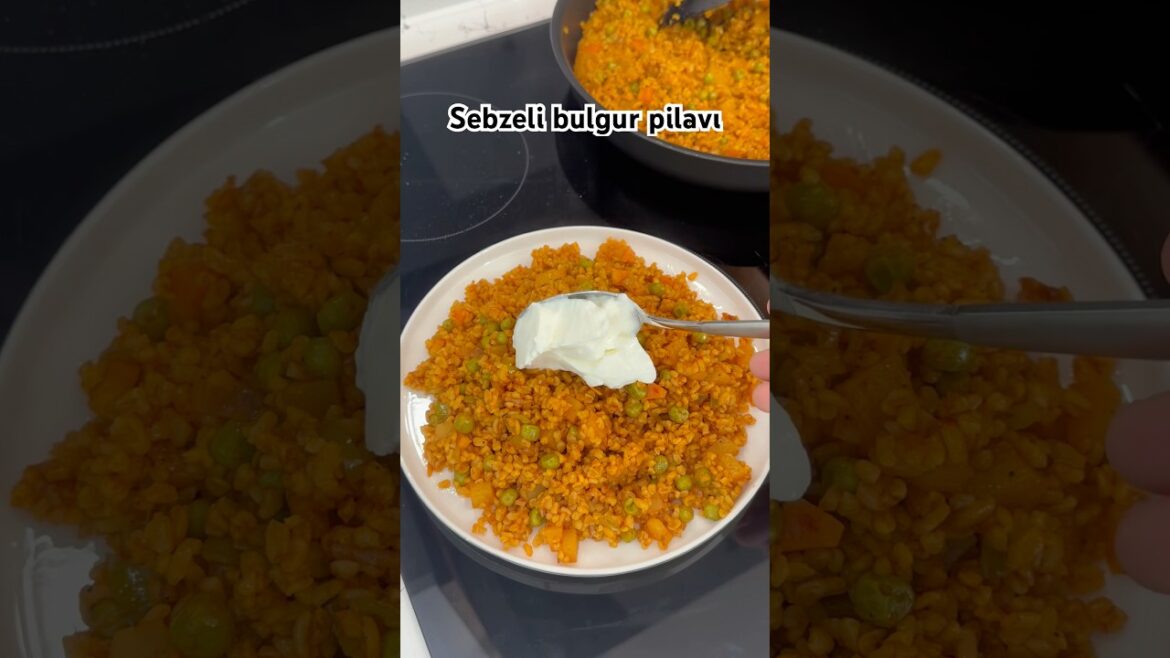 Sebzeli bulgur pilavı tarifi ilk yorumda #reklamyok