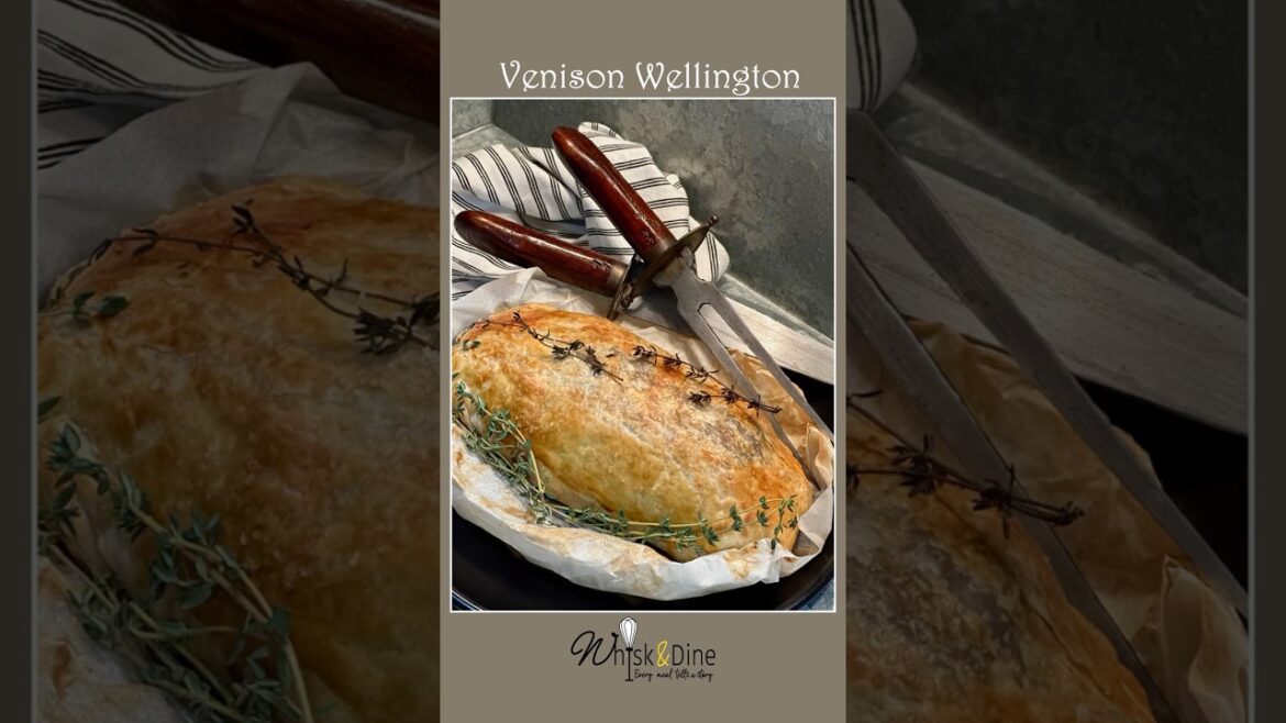 Mediterranean Venison Wellington Recipe #shorts