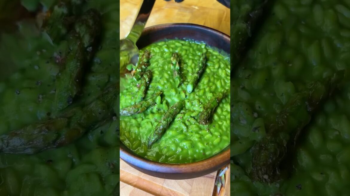 Green Asparagus Risotto