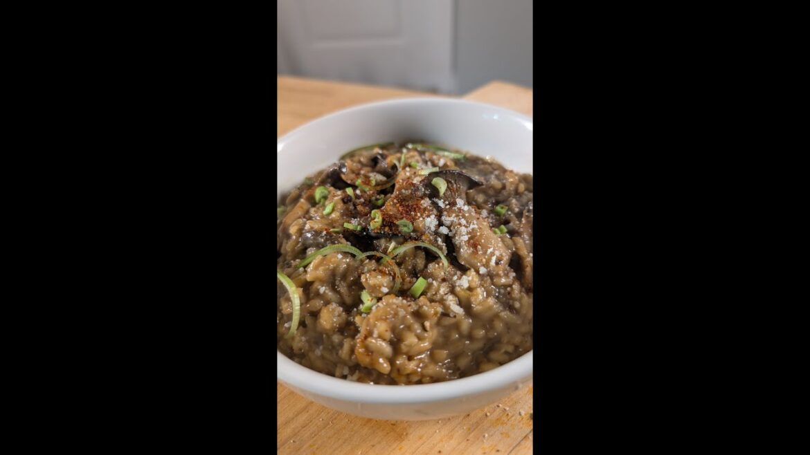 Cinematic ASMR Cooking | Creamy Mushroom Risotto from Scratch Cinematic ASMR Cooking | Creamy Mushroom Risotto from Scratch