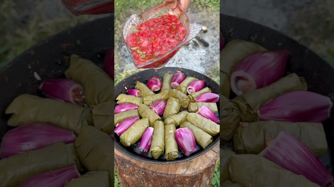 Turkish Stuffed Grape Leaves & Onions | Easy Dolma Recipe