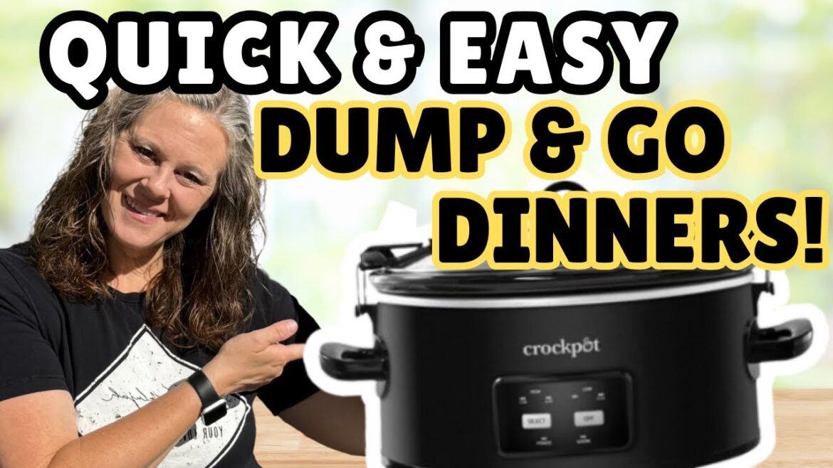 EASY & FAST DINNERS! NO PREP RECIPES PERFECT for SPRING! CROCK POT DINNERS #cooking #easy #recipe