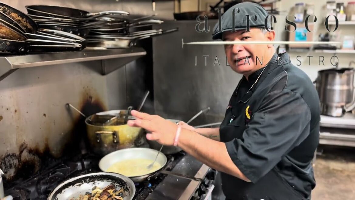 Making Exotic Mushroom Risotto from scratch with Chef Eddy Chacon